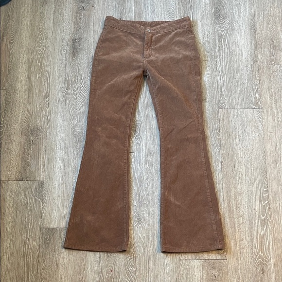 Brandy Melville Denim - Brandy Melville Brown Corduroy Flare Jeans
